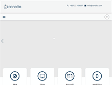 Tablet Screenshot of conalto.com